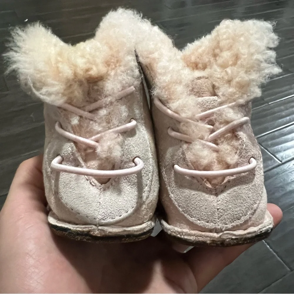 Ugg Pink Fur Boots S